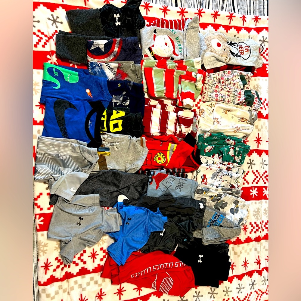 4T boys clothes lot and 5T Jammie’s all gently used or worn one time